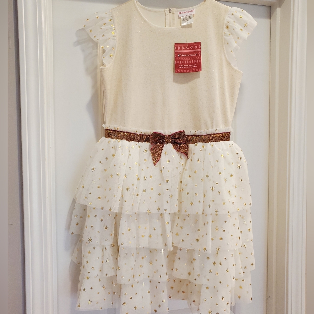 NWT American Girl all that glitters dress sz 16